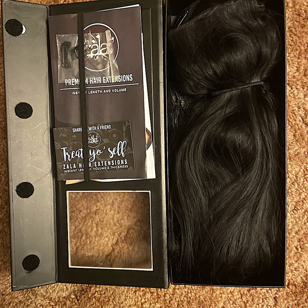 Zala black hair extensions